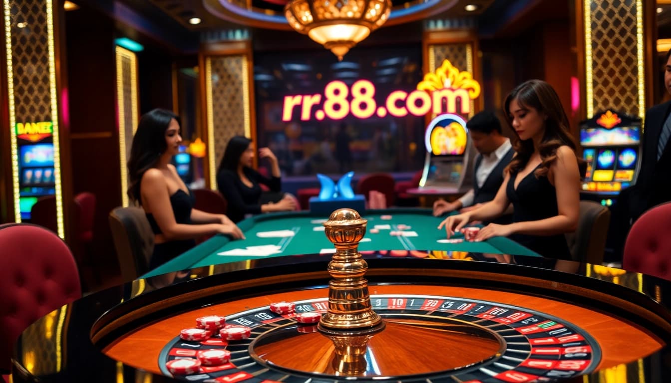 Experience the thrill of gambling at rr88.com with engaging games and vibrant casino visuals.
