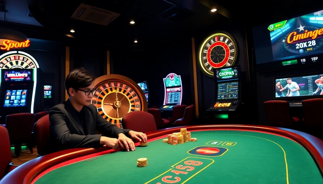 Experience thrilling gambling at https://8kbet8.asia/ with vibrant casino tables and engaging slot machines.