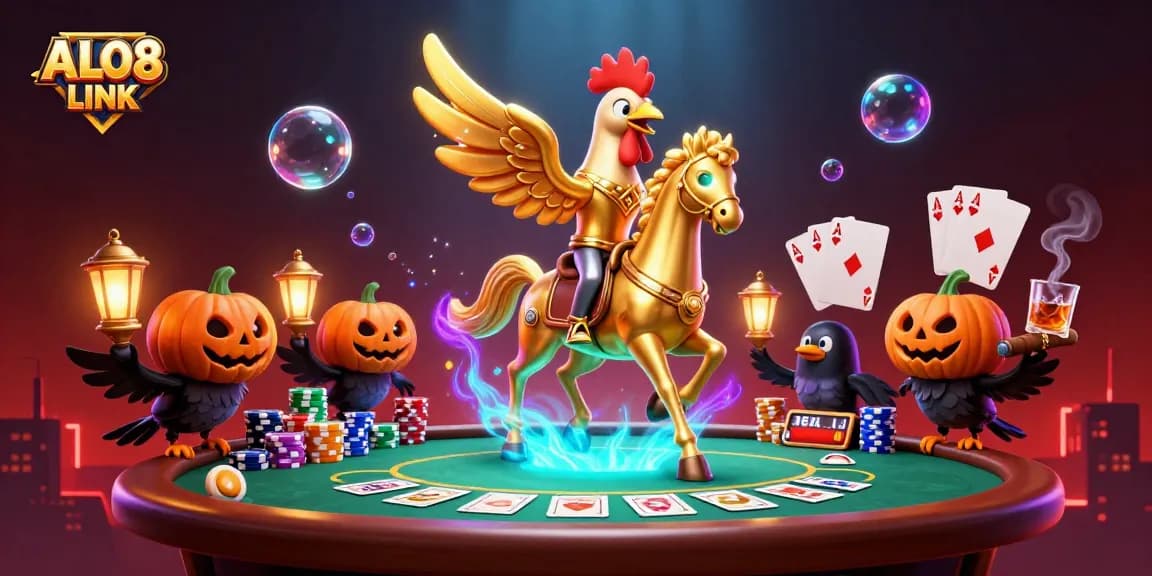 Join the action at ALO8 LINK in a vibrant casino scene featuring rich poker gameplay and captivating characters.
