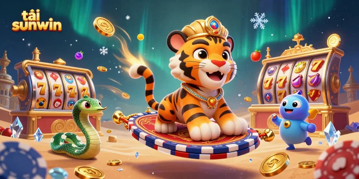 Engage in exciting gameplay with tải sunwin, where vibrant casino reels and golden coins enrich the experience.