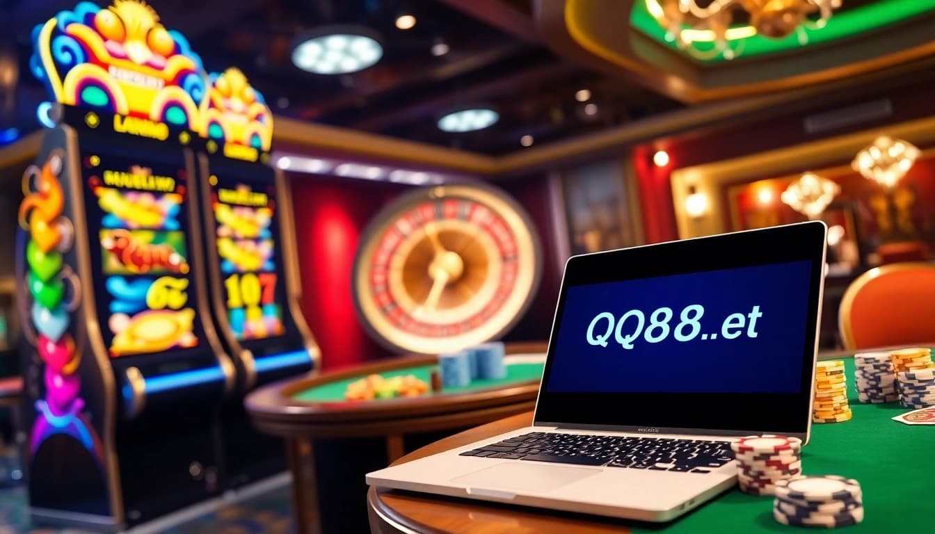 Experience the thrill of online betting at QQ88z Net with exciting gaming elements and vibrant visuals.