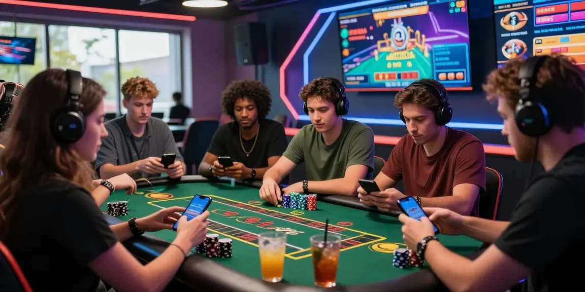 Engaged players at BL555 participating in a live dealer casino game, showcasing the excitement of online gambling.