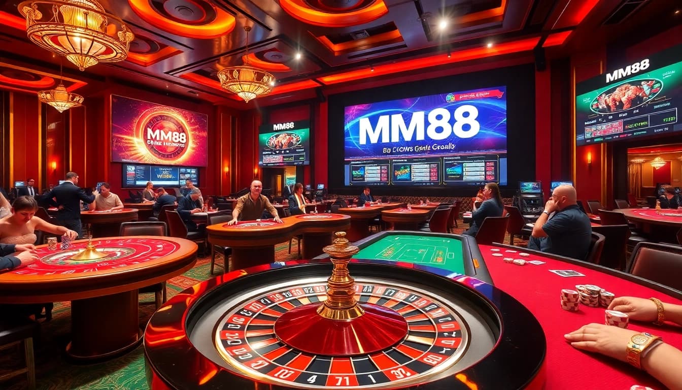 Experience exciting gaming action at Trang chủ MM88 with dynamic casino tables and thrilling betting opportunities.
