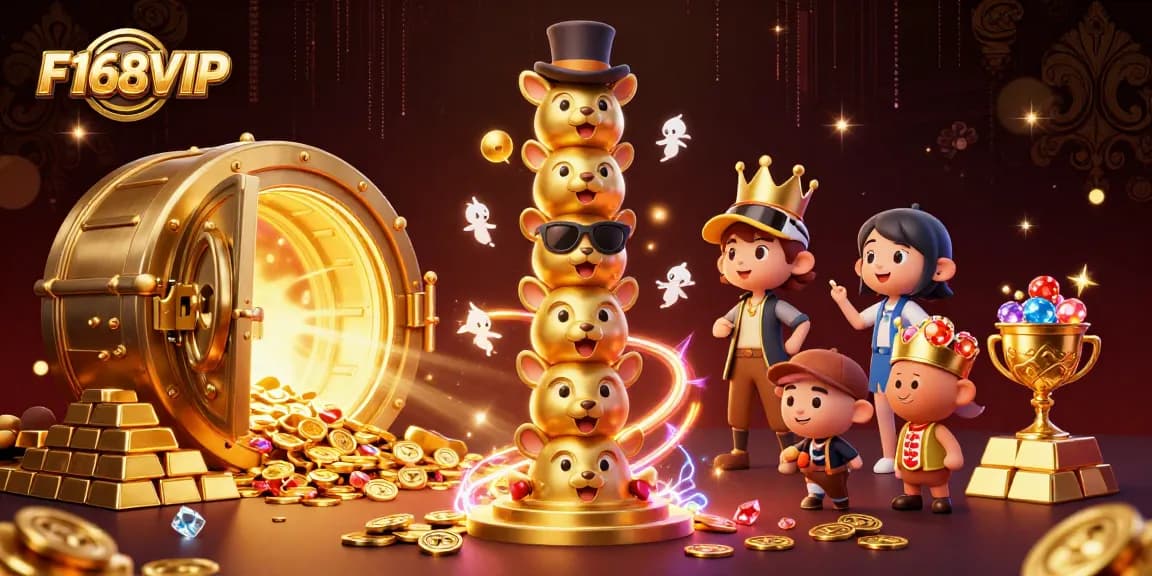 Experience thrilling gameplay with F168VIP, a dynamic casino world bursting with treasures.