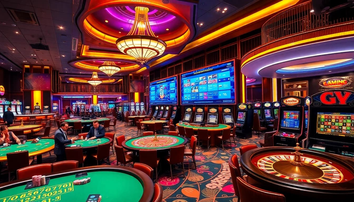 Experience the thrill of casino gaming at https://11win.mobi/ with vibrant tables and excited players.