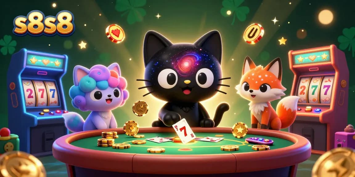 S8S8 players enjoy thrilling cosmic casino experiences with vibrant gaming elements.