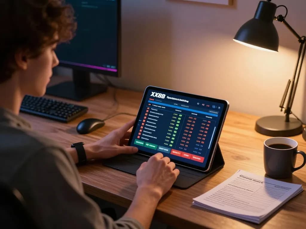 Place bets using XX88's live betting interface at home with strategy notes.