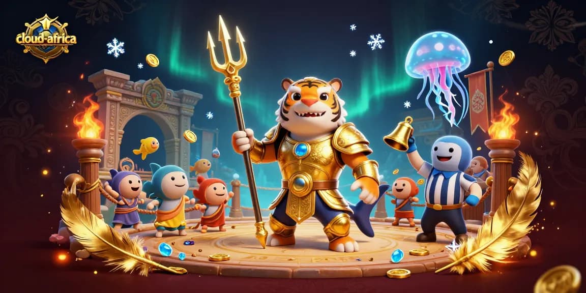 Experience thrilling gambling at cloud-africa with a tiger shark gladiator in an underwater arena.