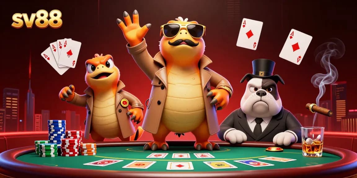 Join the action at sv88 with raptors in disguise entering a VIP casino lounge.