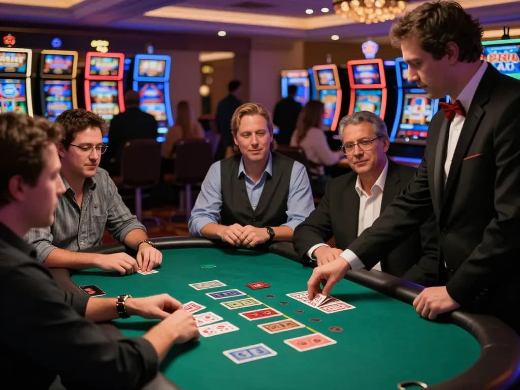Players enjoying SC88 blackjack action with vibrant casino atmosphere and dynamic gameplay.