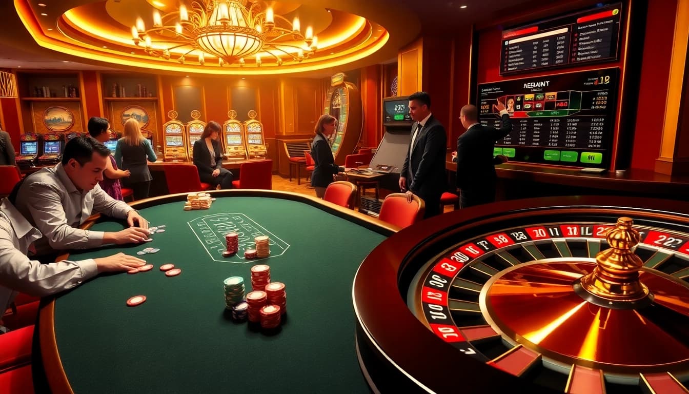 Experience the thrill of high-stakes poker and vibrant slot machines at sv88s.pro's luxurious casino.