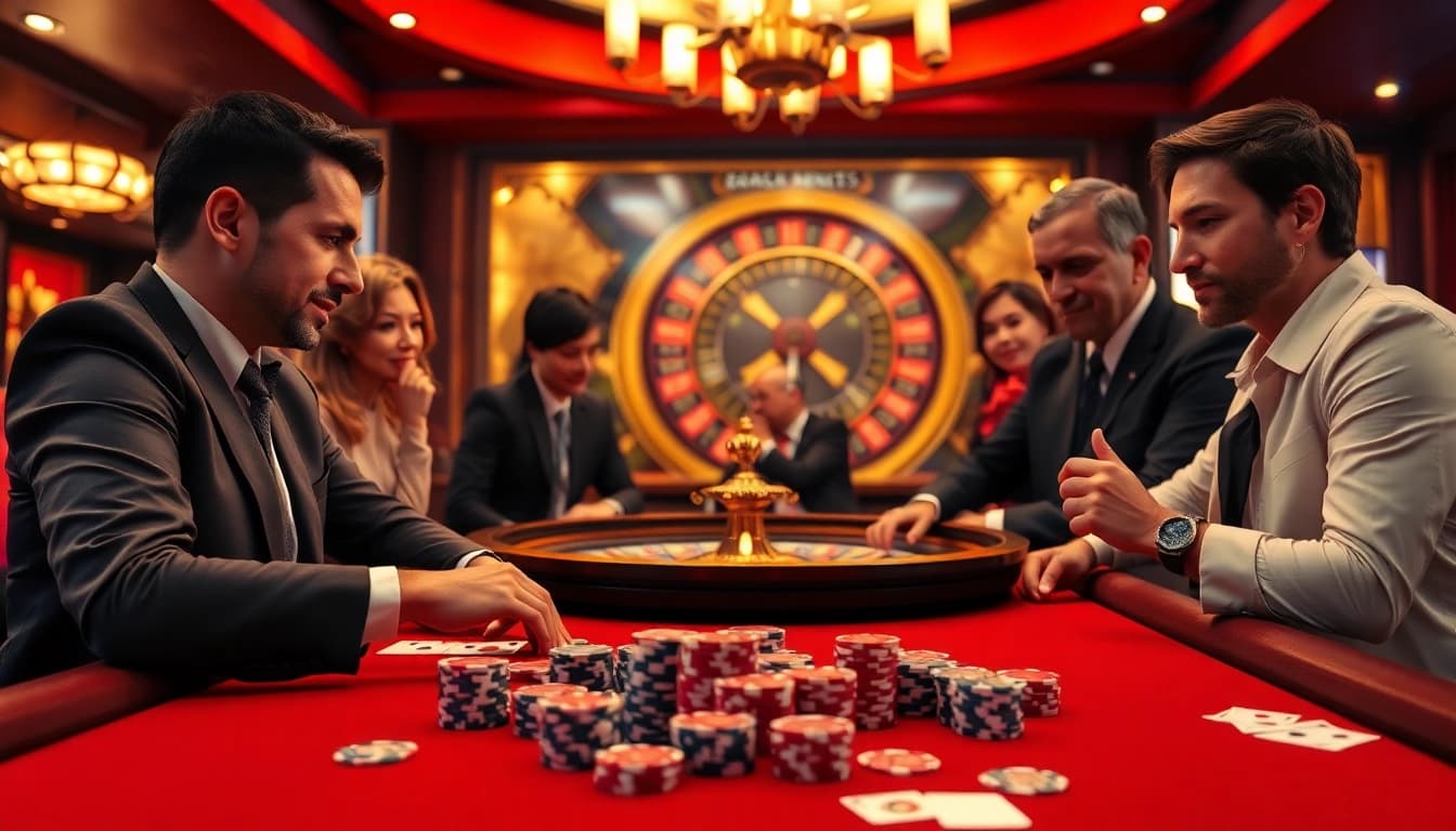 Experience the thrill of opportunity at 888b casino table, featuring poker chips and a roulette wheel.