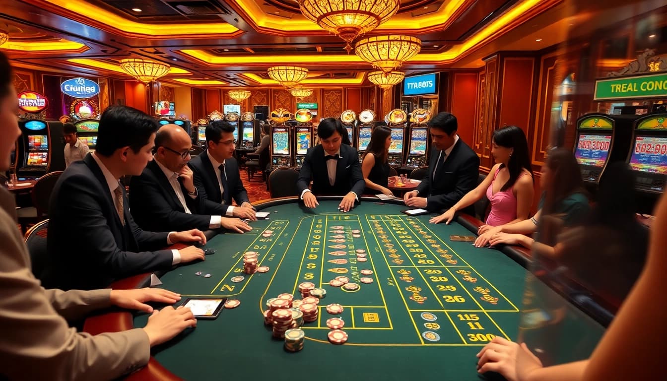 Experience the excitement at TR88 with vibrant casino tables, live dealers, and immersive gameplay.