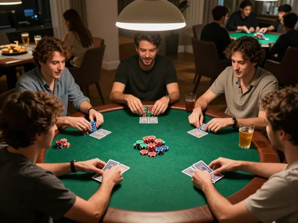 Rasakan login Sepuhplay sambil menikmati malam poker di rumah yang meriah bersama teman-teman dan suasana yang nyaman.