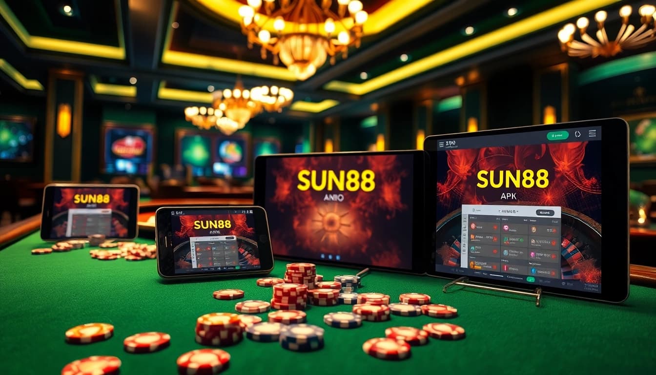 Experience thrill with the SUN88 APK as you engage in exciting casino games online.