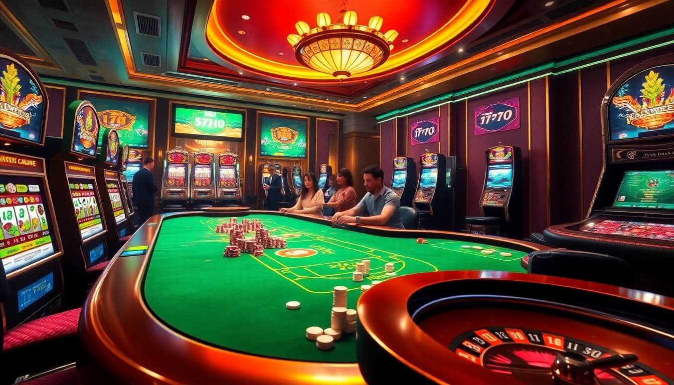Spinning reels and vibrant gameplay at https://tg777.one/, engaging players in thrilling casino action.