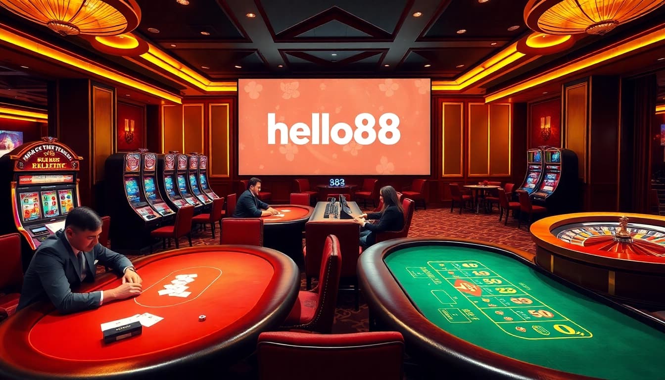 Experience strategic gameplay and excitement at Hello88's online casino.