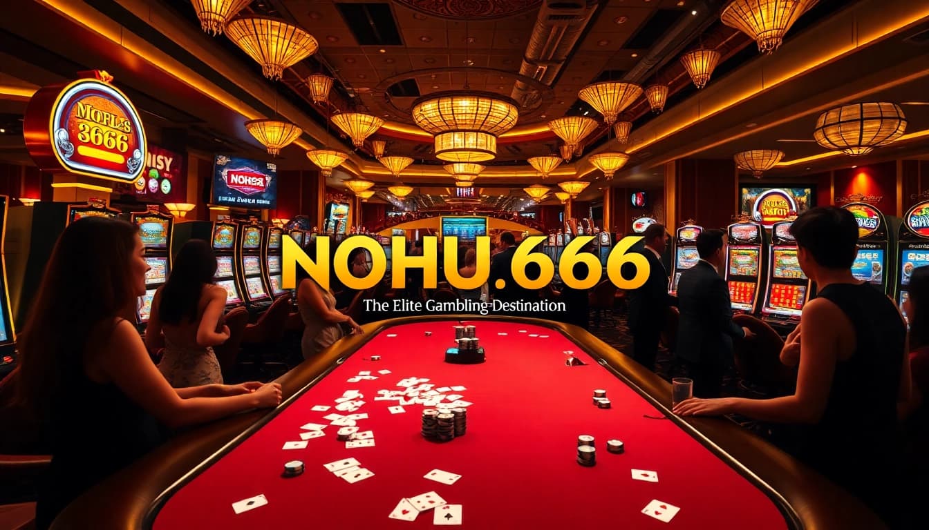 Experience the excitement of winning at https://nohu666.co.com/ with vibrant slot machines and elegant casino tables.