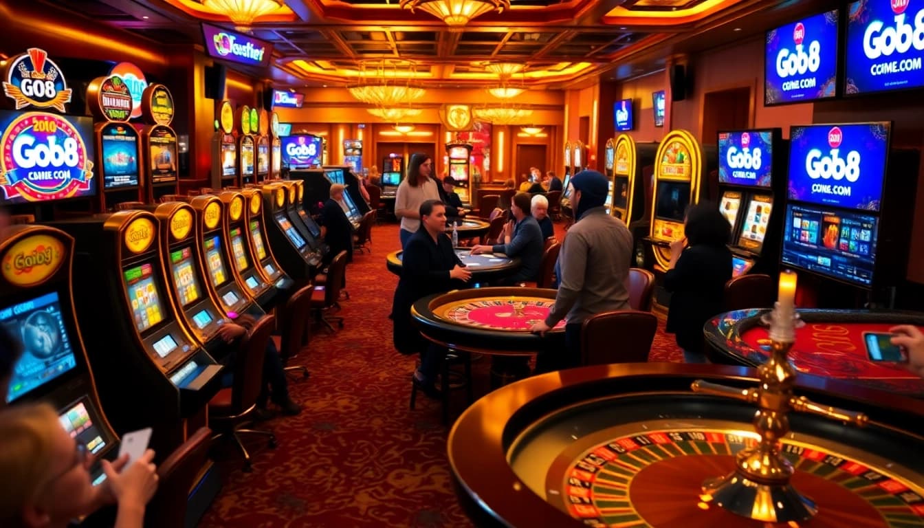 Engaging players enjoy vibrant action and rewards at Go8 com casino games.