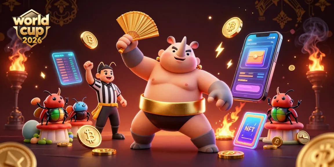 Experience the world cup 2026 with an exciting gambling concept featuring neon coins and dynamic action.