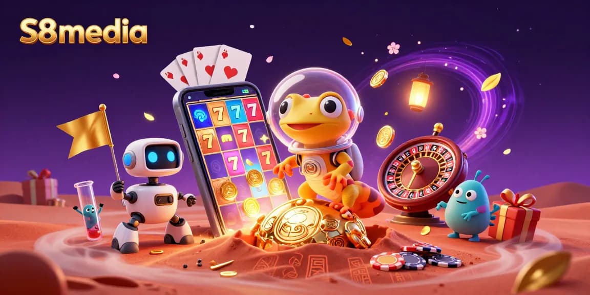 Spin vibrant reels of fortune with s8media as a Martian gecko discovers a golden casino