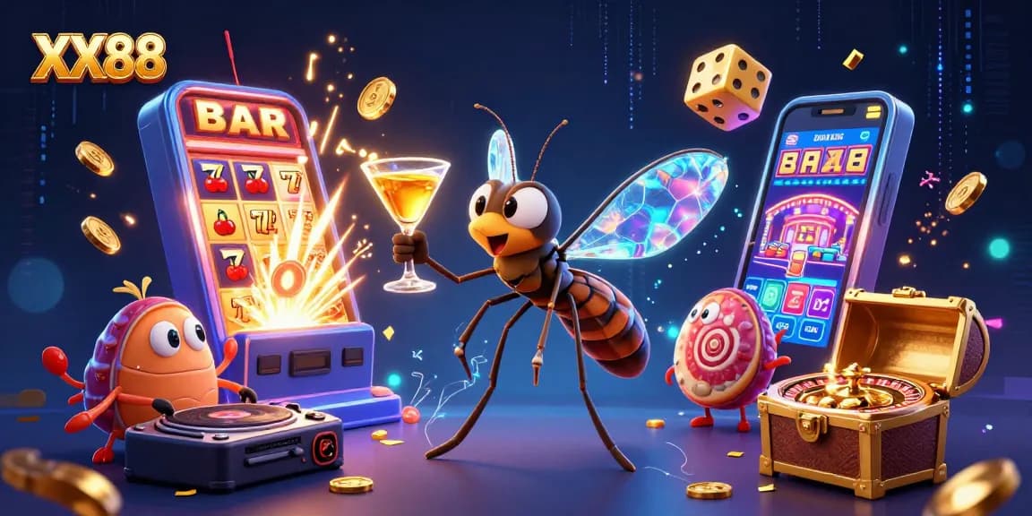 Experience the vibrant casino world with XX88's dynamic characters and thrilling gaming elements.