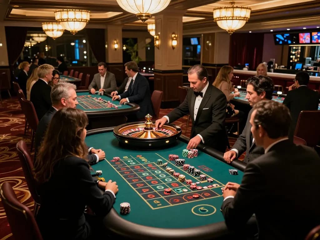 Players engaging in an exciting roulette game at nhà cái HM88, showcasing vibrant betting dynamics and tools.
