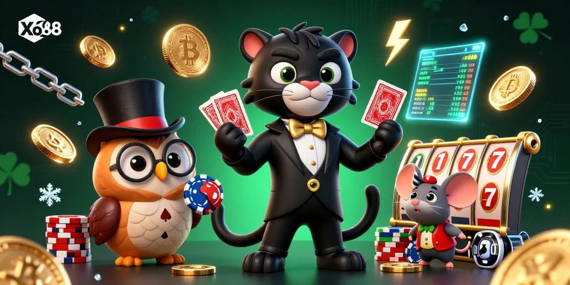Xo88 offers an exciting gaming experience with stylish characters and immersive gambling elements.