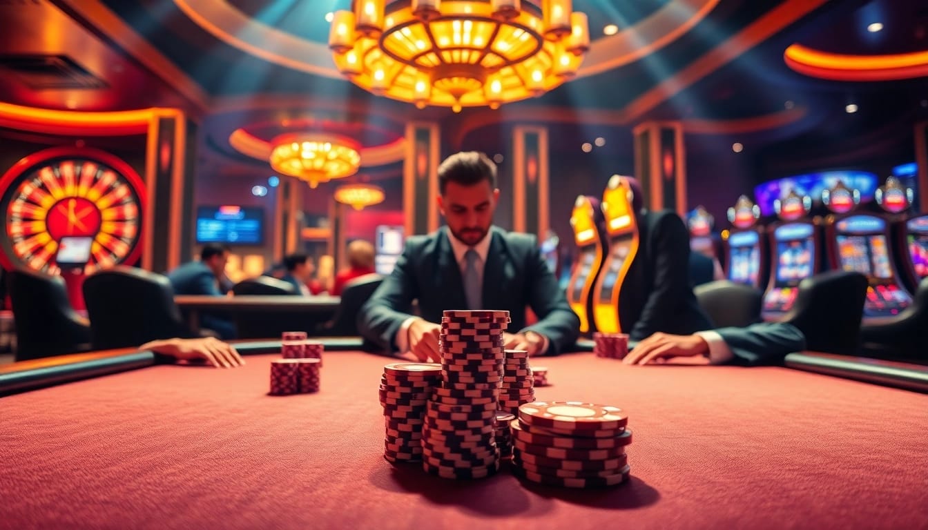 Experience thrilling poker action at https://open88.bid/ with stacked chips, live gaming, and excitement.