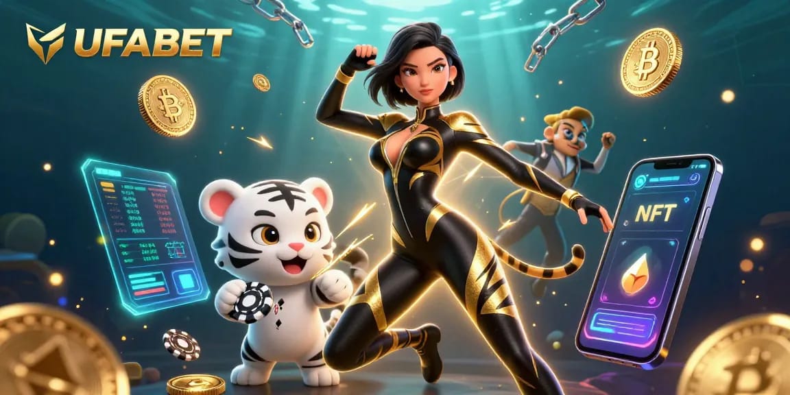 Bet on UFABET with stunning 3D gaming visuals showcasing a vibrant casino scene.