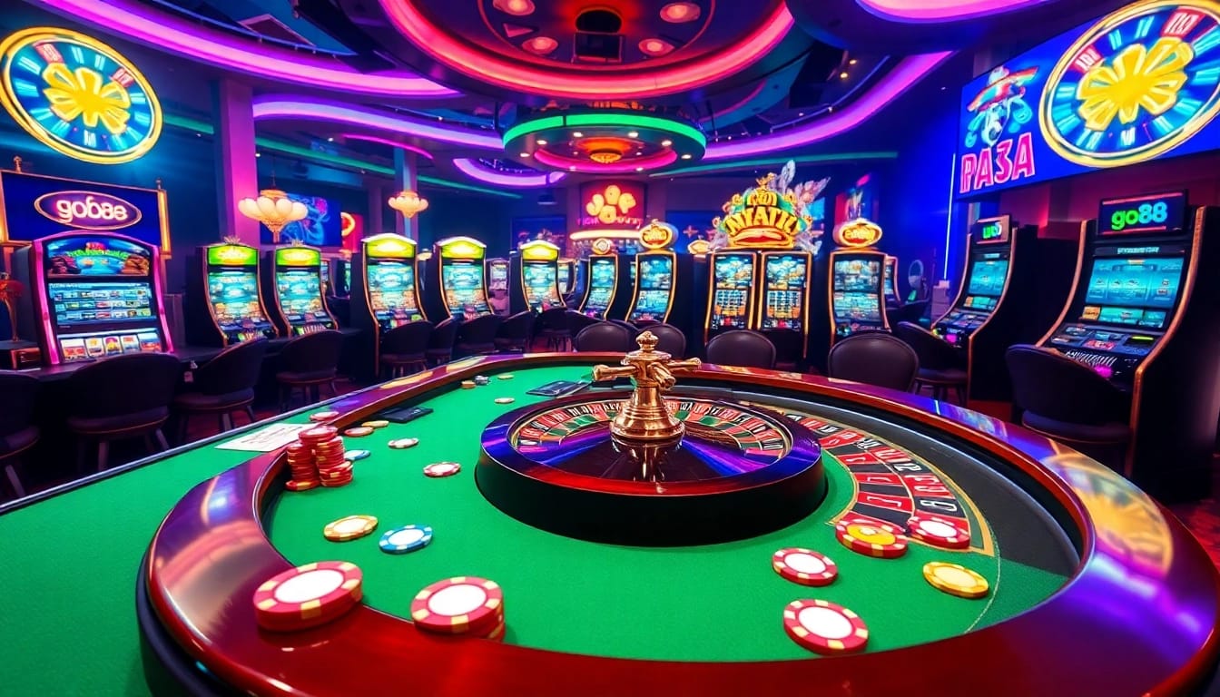Experience the excitement of go88 with vibrant casino games and betting action.