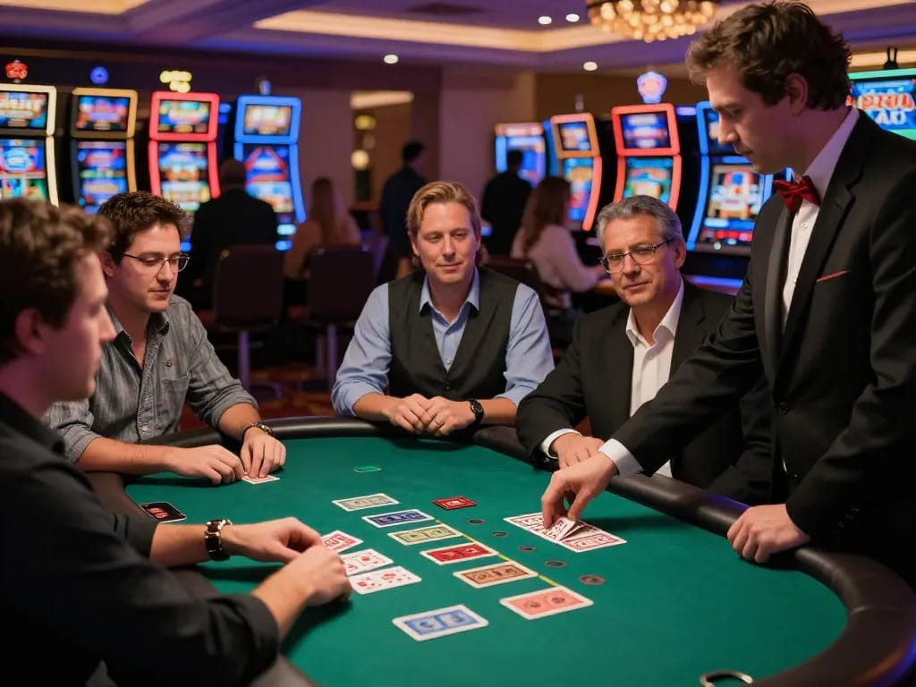 Players enjoying SC88 blackjack action with vibrant casino atmosphere and dynamic gameplay.