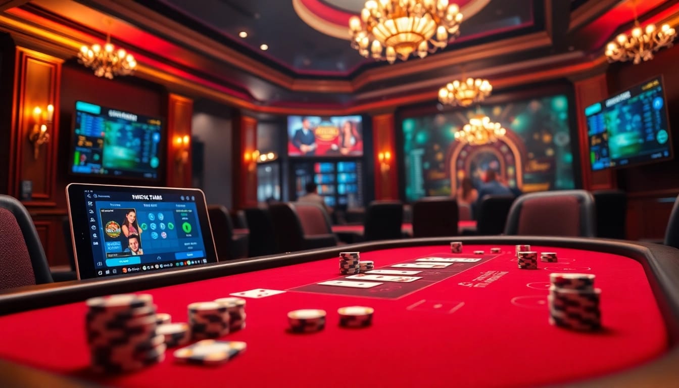 Experience the thrill of online gambling at https://tg88v.com/ with vibrant poker tables and immersive betting interfaces.