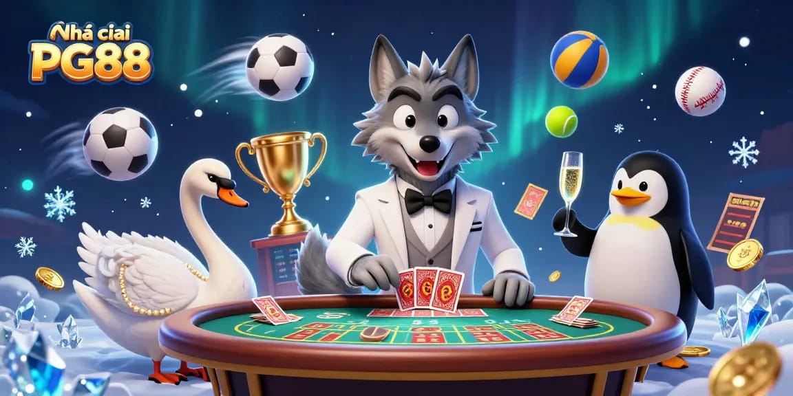 Experience dynamic gameplay with Nhà cái PG88, featuring vibrant casino characters and engaging sports elements.