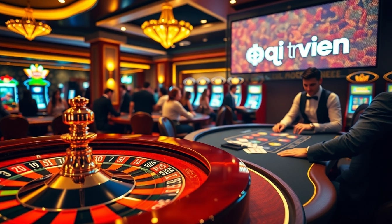 Experience the thrill of winning with qq truyen at the luxurious poker table, vibrant roulette, and slot machines.