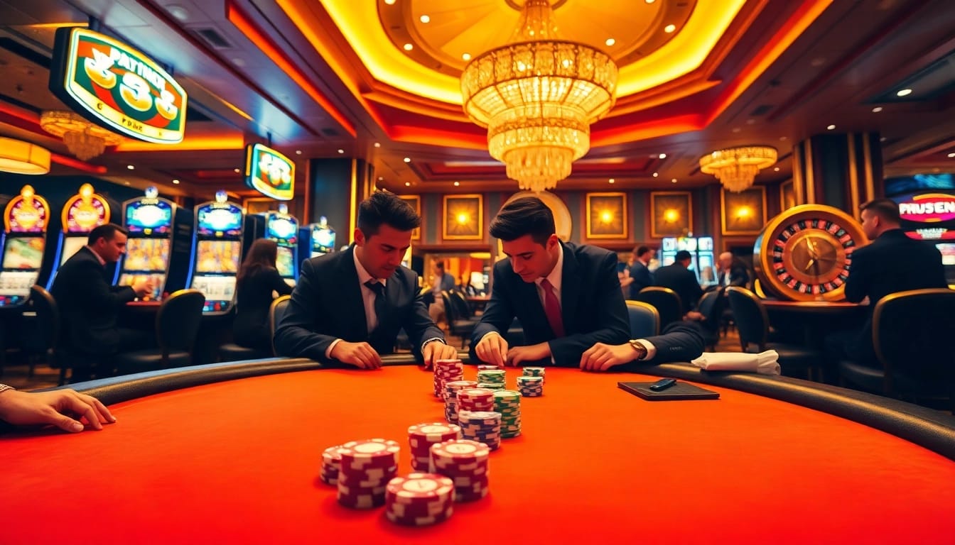 An engaging high-stakes poker scene highlighting intense gameplay at https://nk882026.com/ casino.