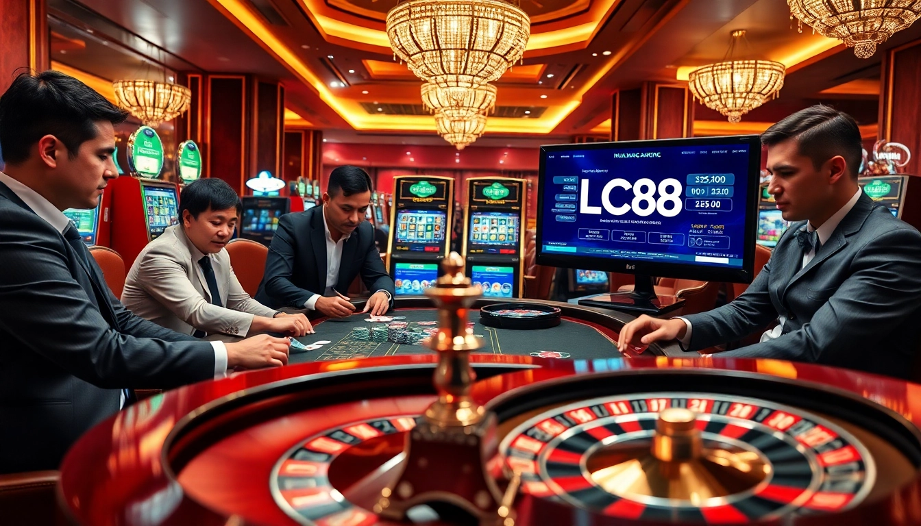 Experience thrilling gameplay at https://lc88.co.com/ with professional poker and vibrant casino elements.