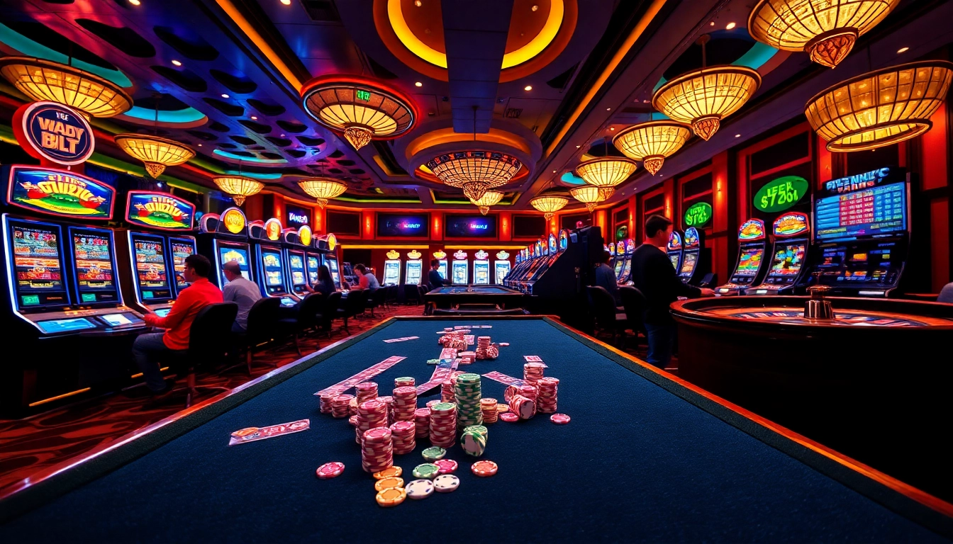 Experience the thrill at https://nohu90.pink/ with players engaging at luxury slot machines.