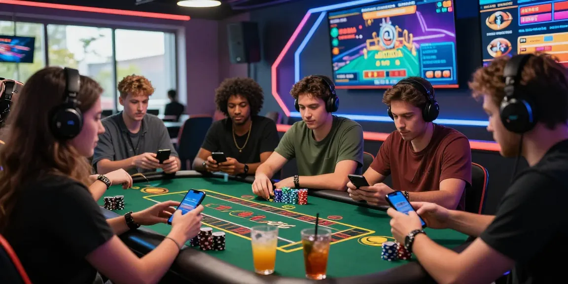 Engaged players at BL555 participating in a live dealer casino game, showcasing the excitement of online gambling.