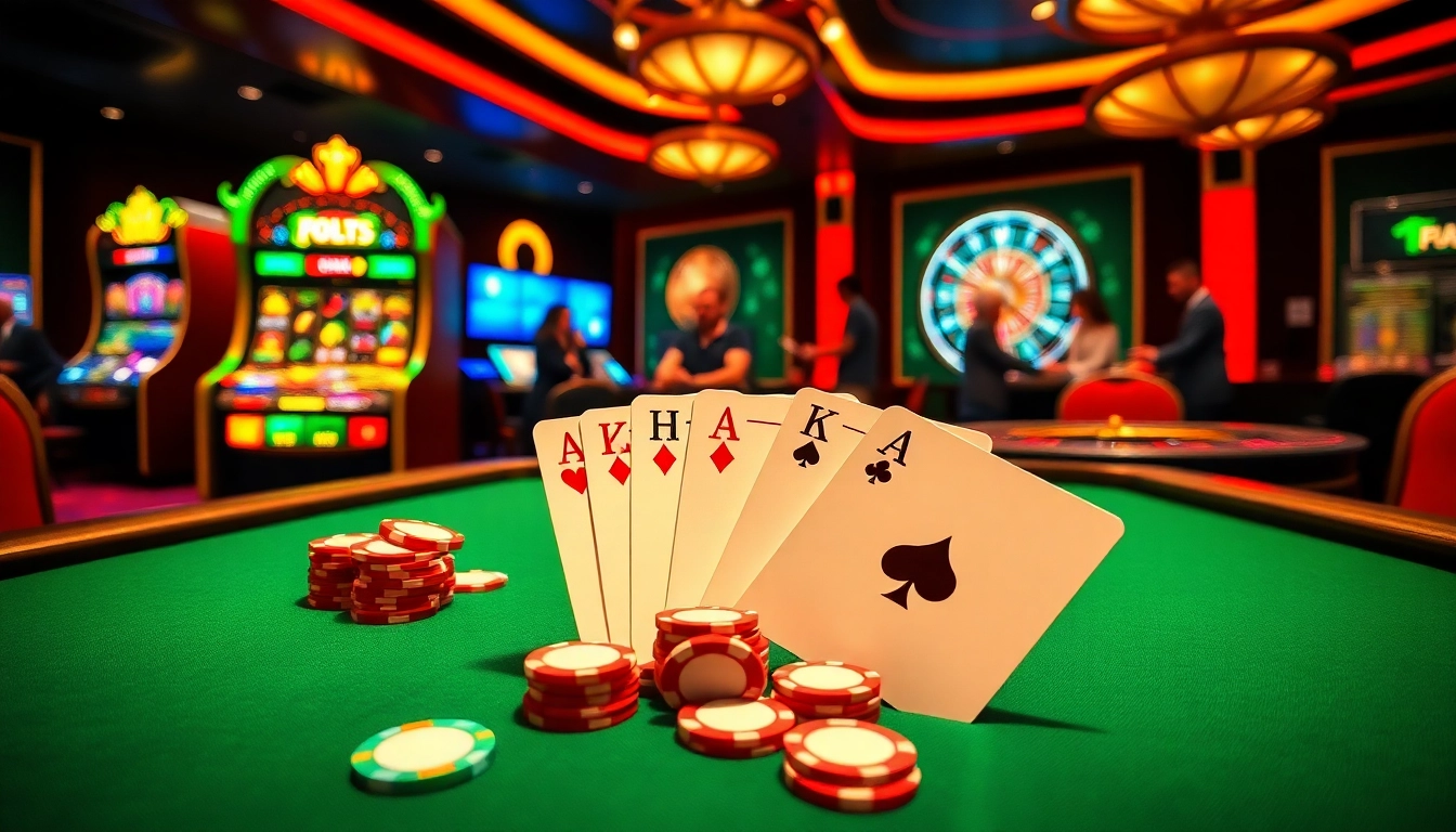 Exciting casino action at https://sunwin5.org/ with poker, slots, and roulette games.