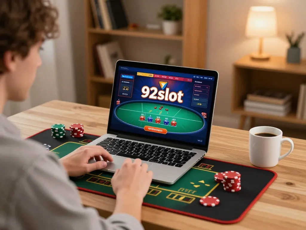 Engaging online gameplay on 92slot with user planning their next move