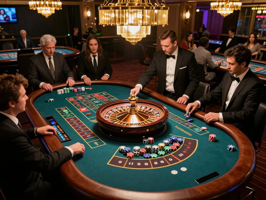 Engaging gameplay at the roulette table highlighting strategic bets on https://11win.nl/ amidst a vibrant casino atmosphere.