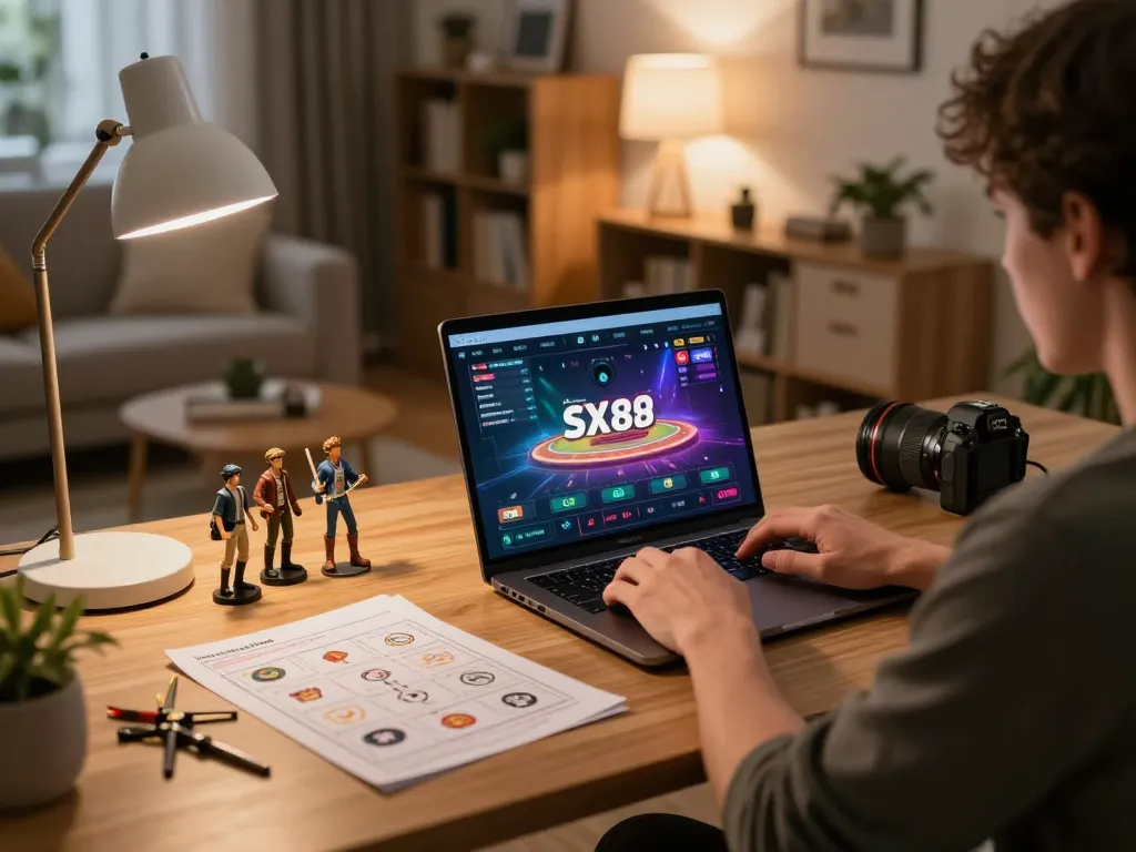 Engaging online gambling experience on https://sx88.bio/ showcasing vibrant gaming setup with strategic gameplay.