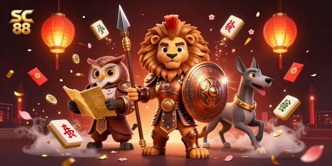 Experience thrilling action in SC 88 with vibrant characters and traditional gambling elements.