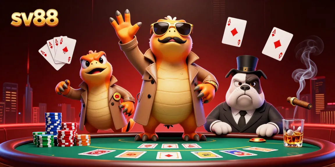 Join the action at sv88 with raptors in disguise entering a VIP casino lounge.