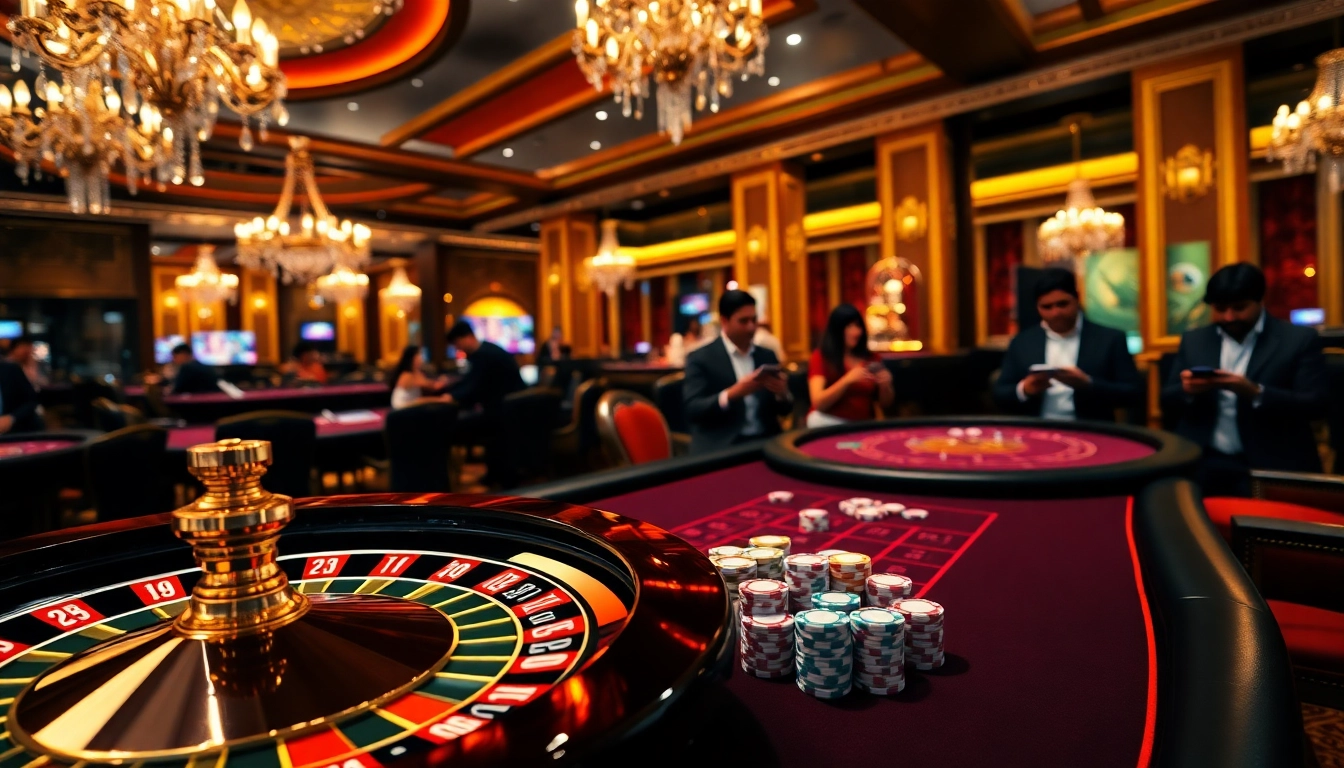 Engage with the latest betting odds on https://tylekeonhacai5.plus/ amidst a vibrant casino atmosphere.