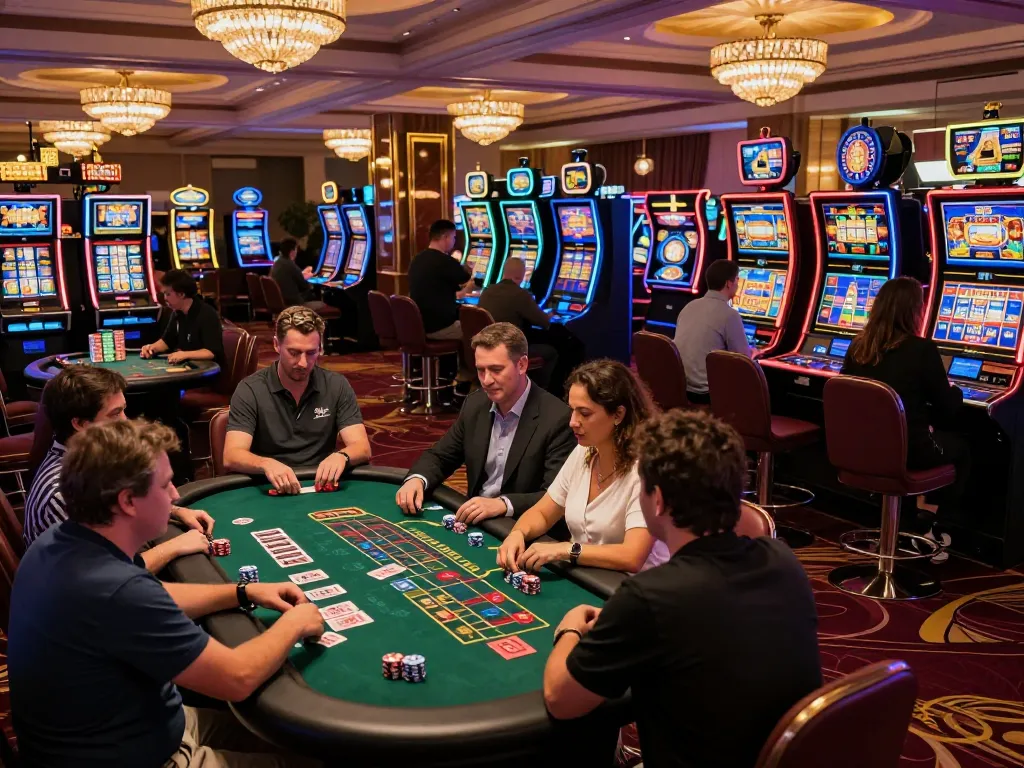 Players at cm88 casino engaged in thrilling blackjack gameplay under vibrant ambient lighting