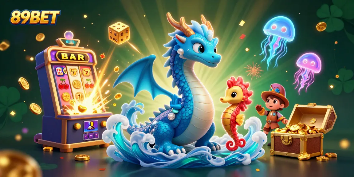 Experience thrilling wins at 89BET with a vibrant casino scene featuring dynamic gameplay elements.