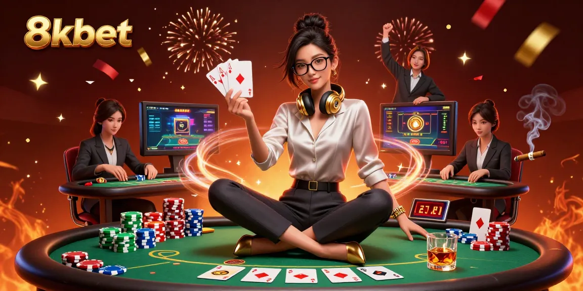 Join the excitement of 8xbet as players engage in high-stakes poker under stunning visuals.