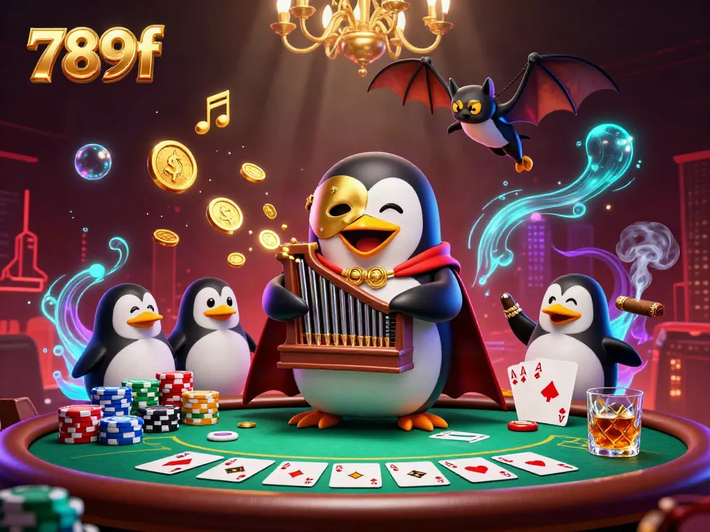 Experience excitement at 789f with a thrilling 3D casino scene featuring rich game elements.